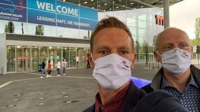 Messe Caravn Salon, Messestand, Isingermerz, Corona