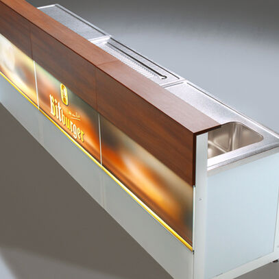 Thekenbau, mobile Theke