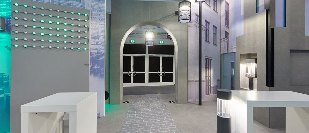 Messestand Hess, Messe Light + Building, Messebau ISINGERMERZ, Reno Elements, Werkstatt