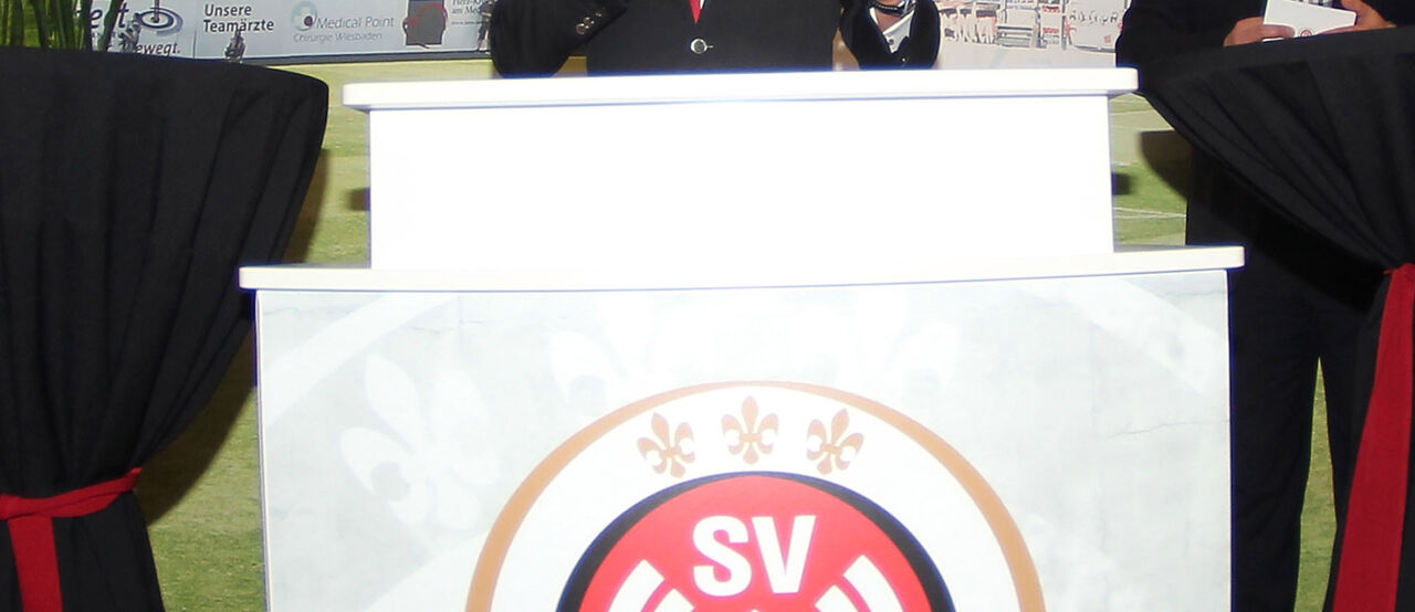 Digifant Werbetechnik, SV Wehen Wiesbaden, Counter, Multiline Theke, mobile Präsentation, Promotiontheke, Thekenbau, Wiesbaden