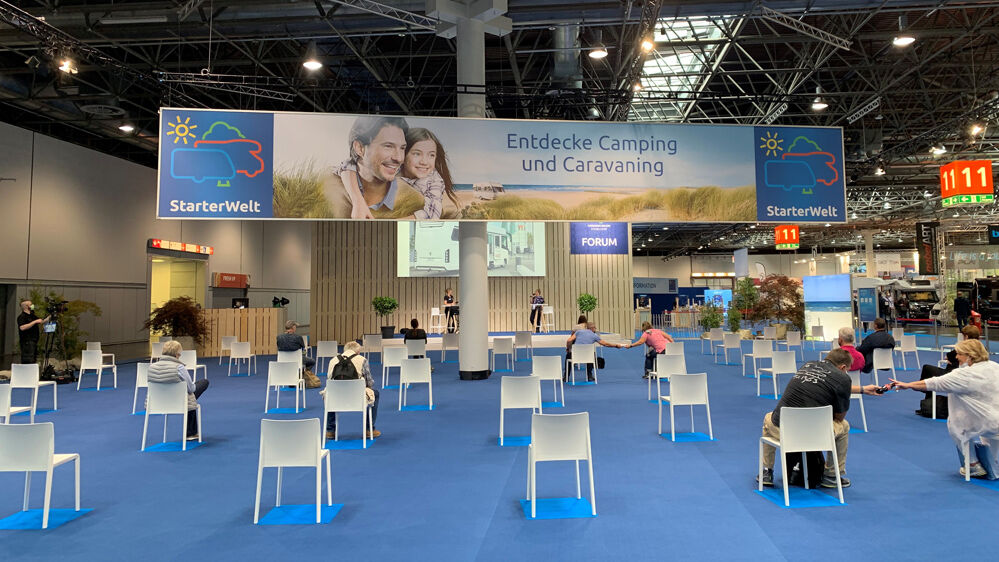 Messe Caravn Salon, Messestand, Isingermerz, Corona