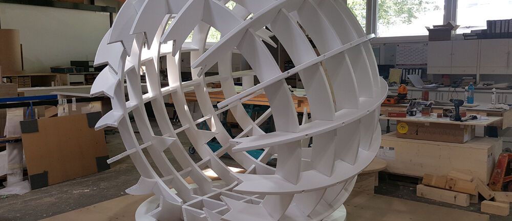 Jugend forscht Bundeswettbewerb, Roadshow, Merck, Agentur Jazzunique, Neudenker-Tour, ISINGERMERZ, Eventgestaltung, Youfo, Konstruktion, Schreinerei