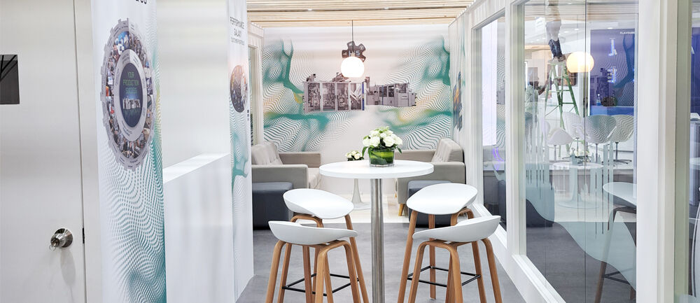 internationaler Messebau, Messestand Focke, Dubai, ISINGERMERZ