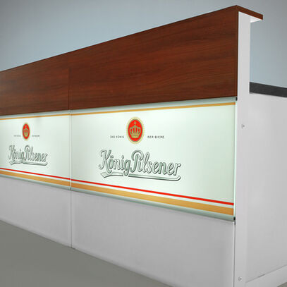 Spültheke, Bartheke, Getränketheke, Bitburger Braugruppe