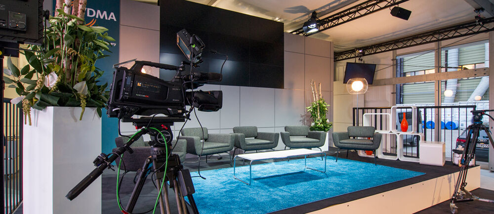 Messestand VDMA, Messe K, Industrie 4.0, Düsseldorf, Messebau ISINGERMERZ, Messestandkonzept